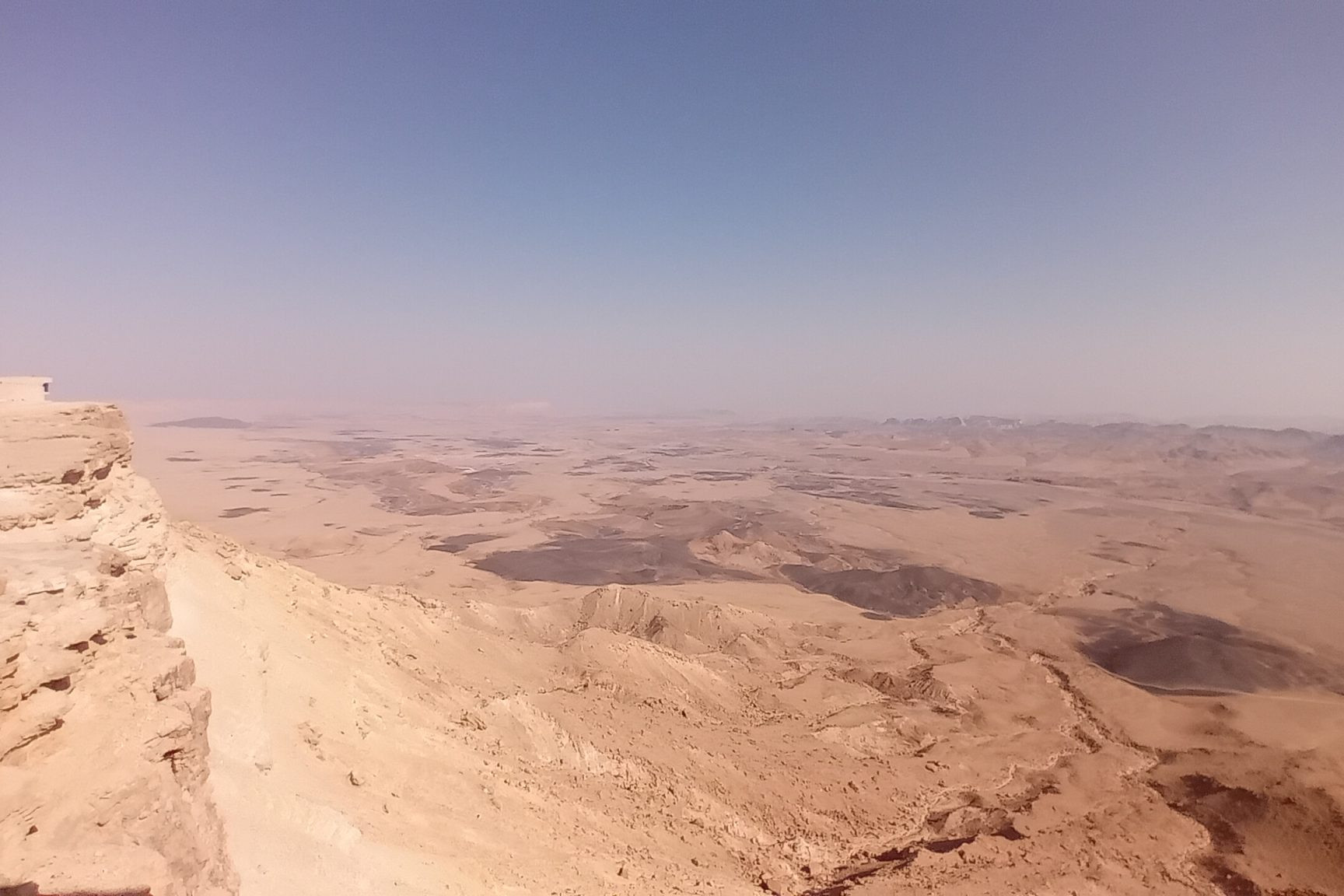 Mitzpe Ramon Crater in the israelian Negev desert